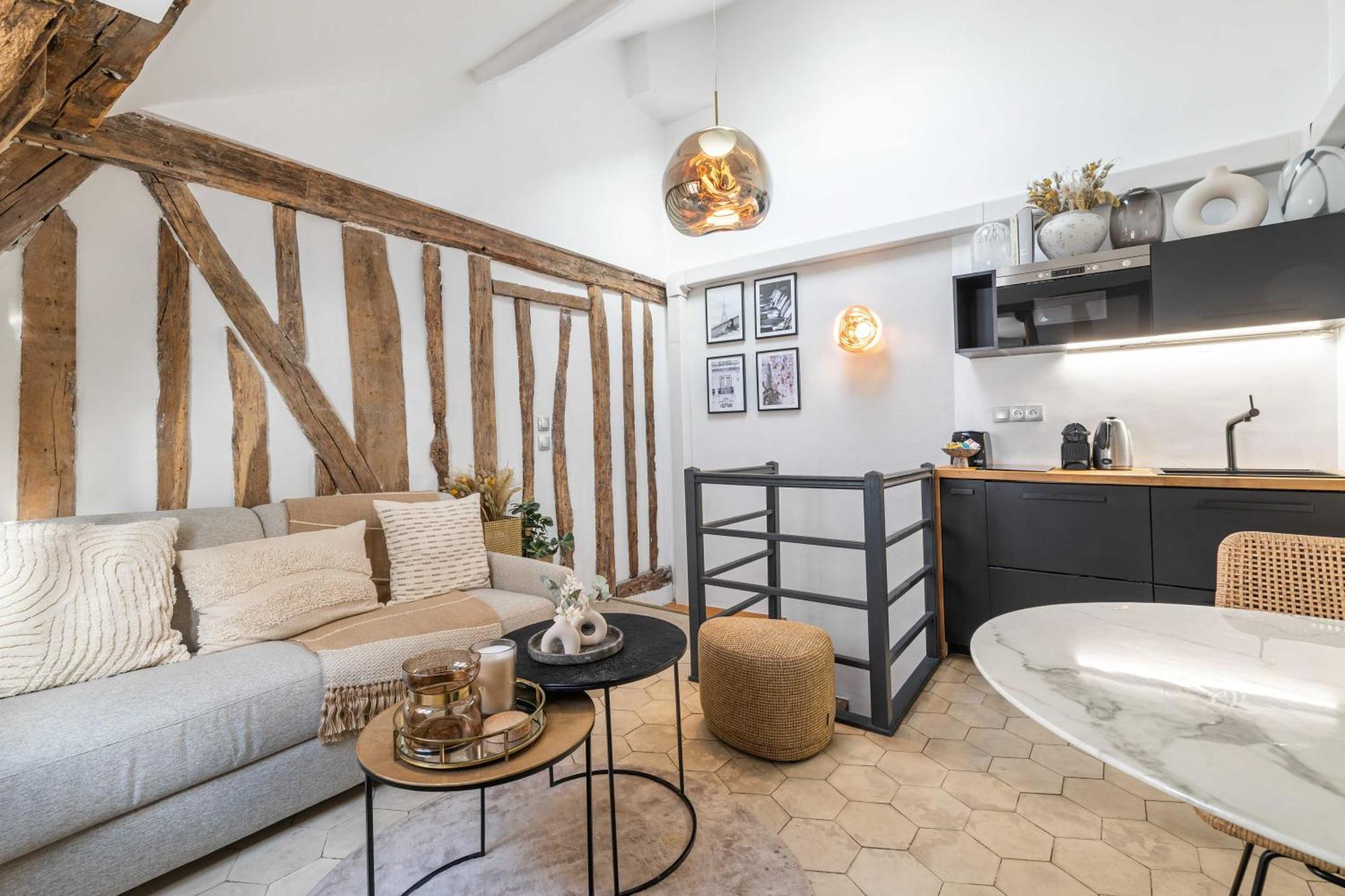 Ultra Central Historical Parisian Flat - Louvre Luaran gambar