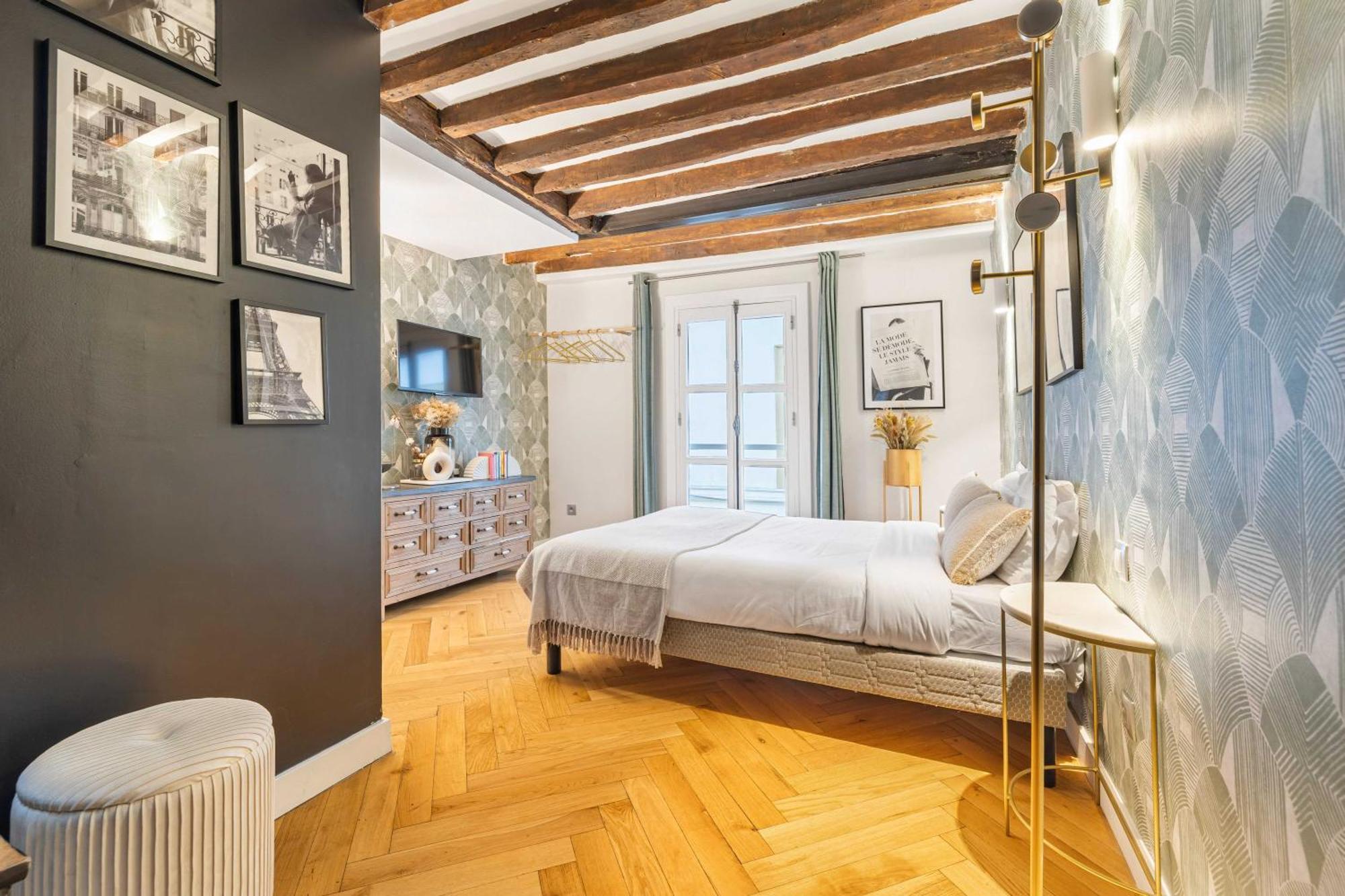 Ultra Central Historical Parisian Flat - Louvre Luaran gambar